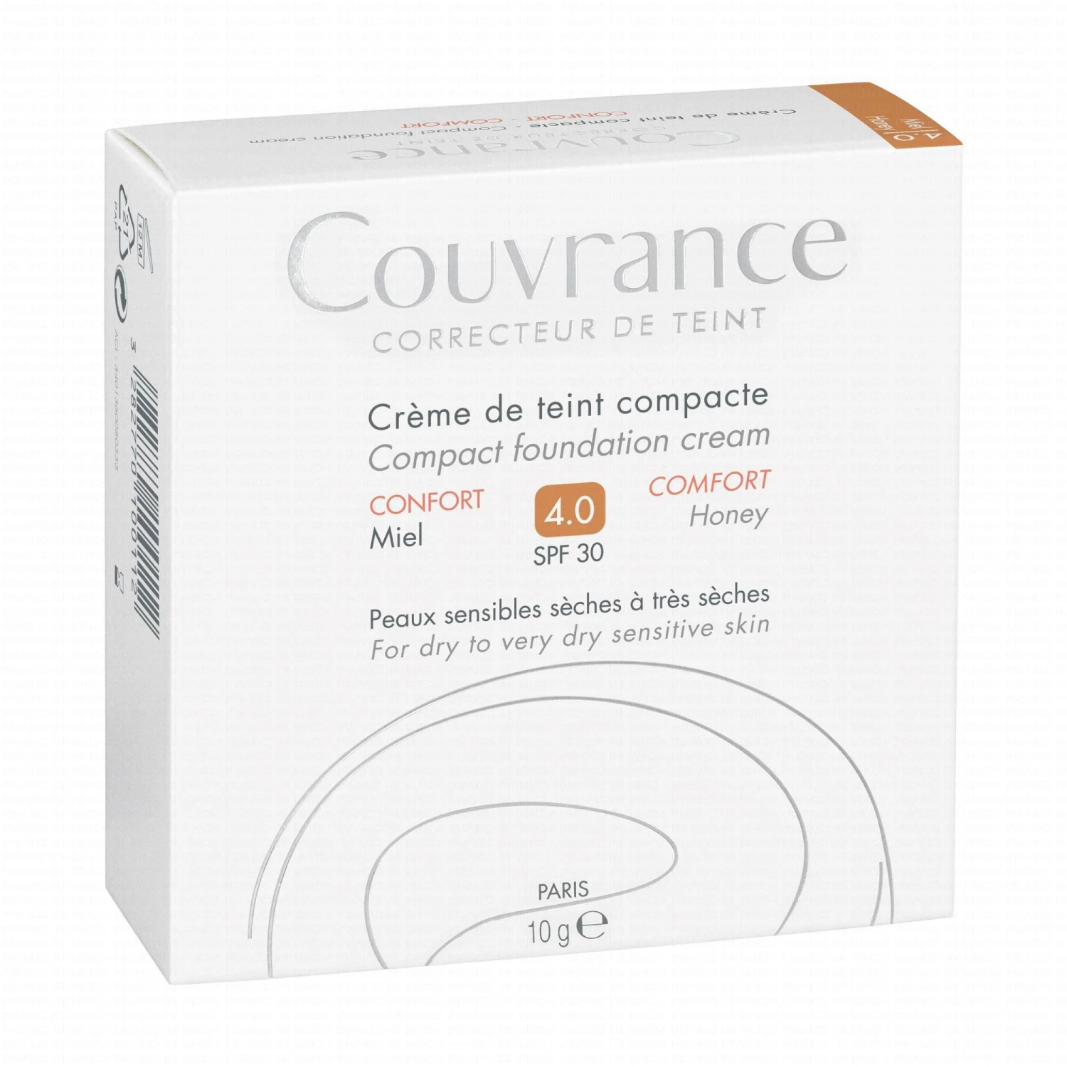 Avène AVÈNE Couvrance Crème De Teint Compacte Teinte Miel 4.0 5 Avène AVÈNE Couvrance Crème De Teint Compacte Teinte Miel 4.0 – Image 3