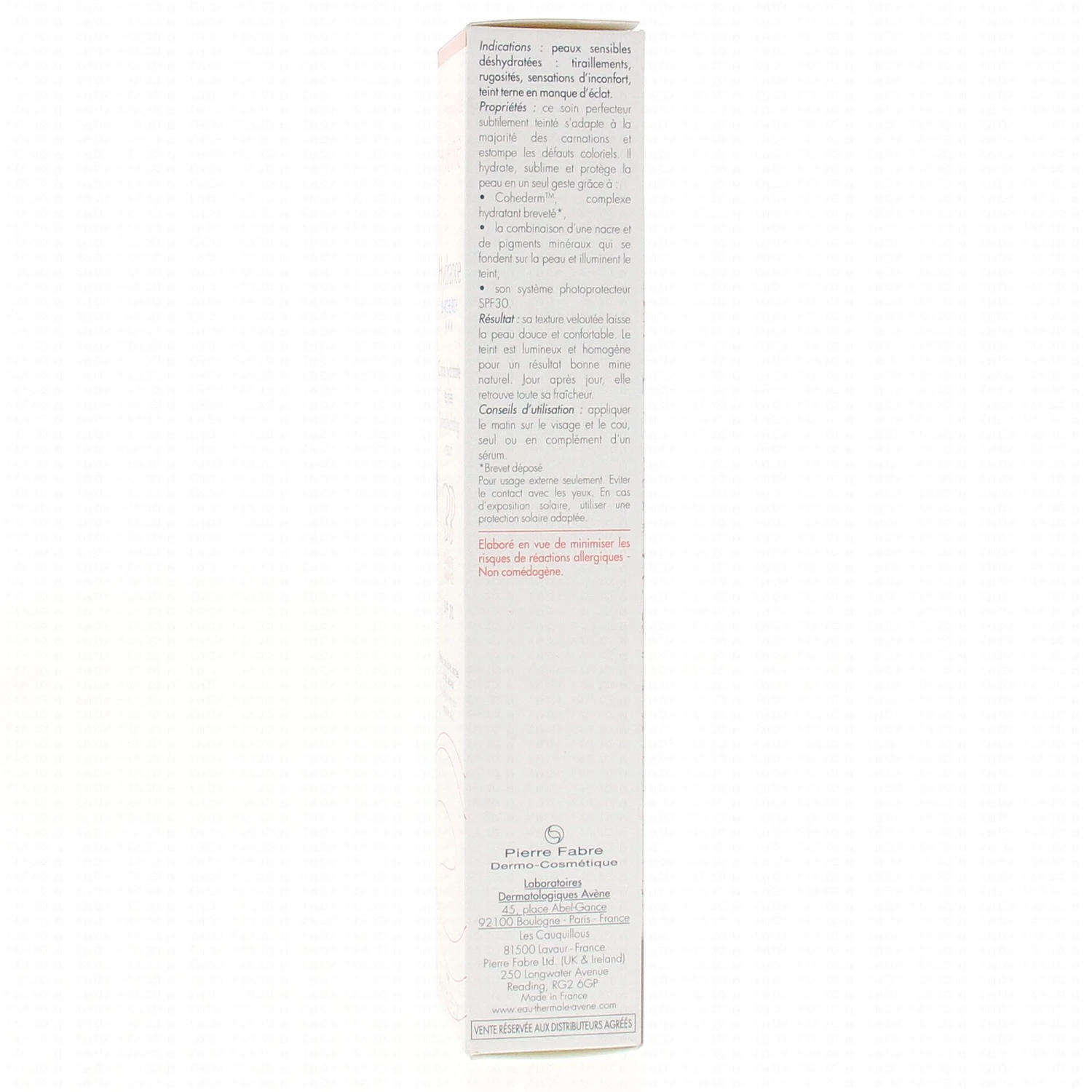 Avène AVÈNE Hydrance - Crème Hydratante Teintée SPF30 Tube 40ml 5 Avène AVÈNE Hydrance - Crème Hydratante Teintée SPF30 Tube 40ml – Image 3