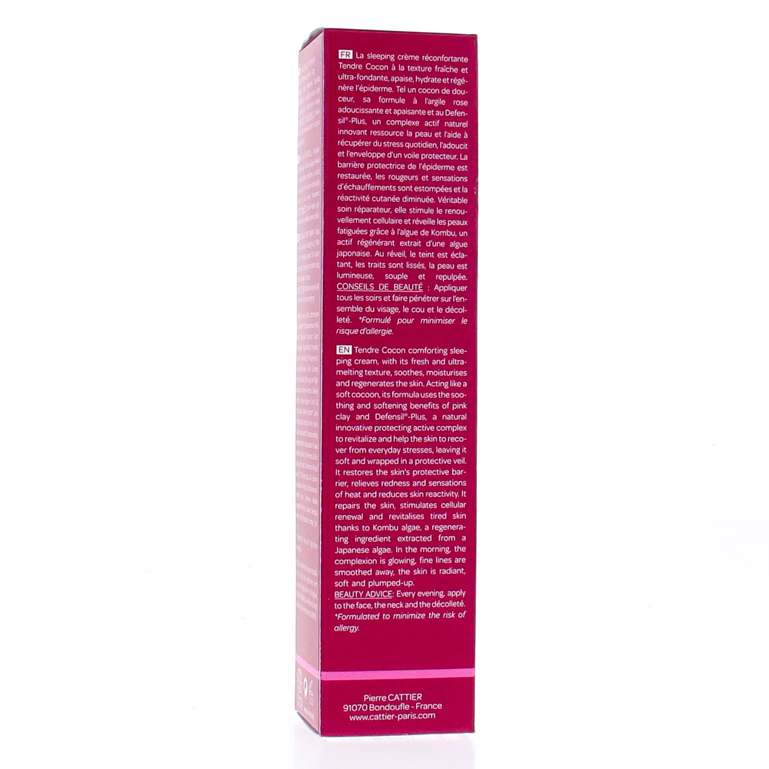 CATTIER Sleeping Crème Réconfortante Bio Flacon Pompe 50ml 5 CATTIER Sleeping Crème Réconfortante Bio Flacon Pompe 50ml – Image 3