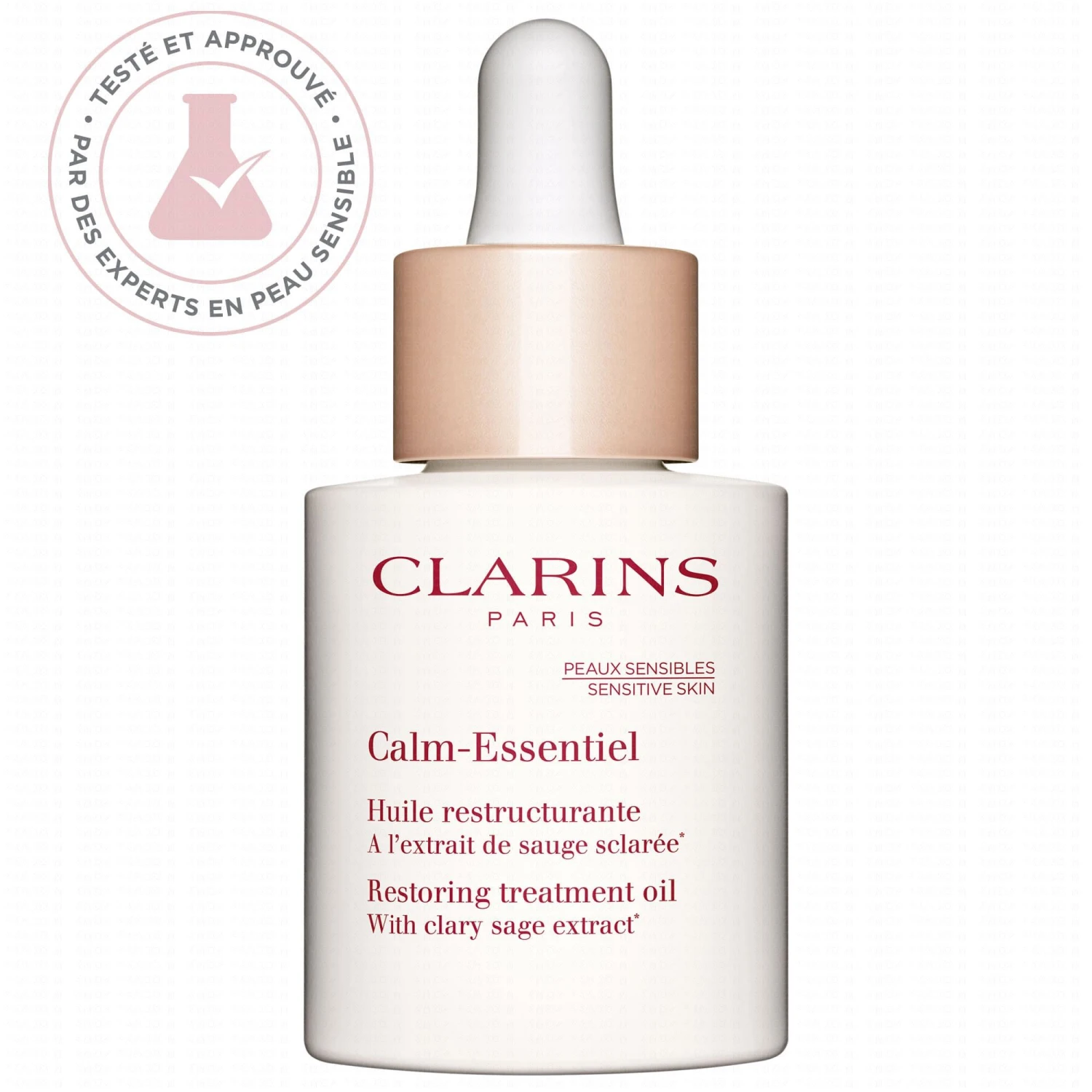 CLARINS Calm-Essentiel - Huile Restructurante A L’extrait De Sauge Sclarée 30ml 3 CLARINS Calm-Essentiel - Huile Restructurante A L’extrait De Sauge Sclarée 30ml