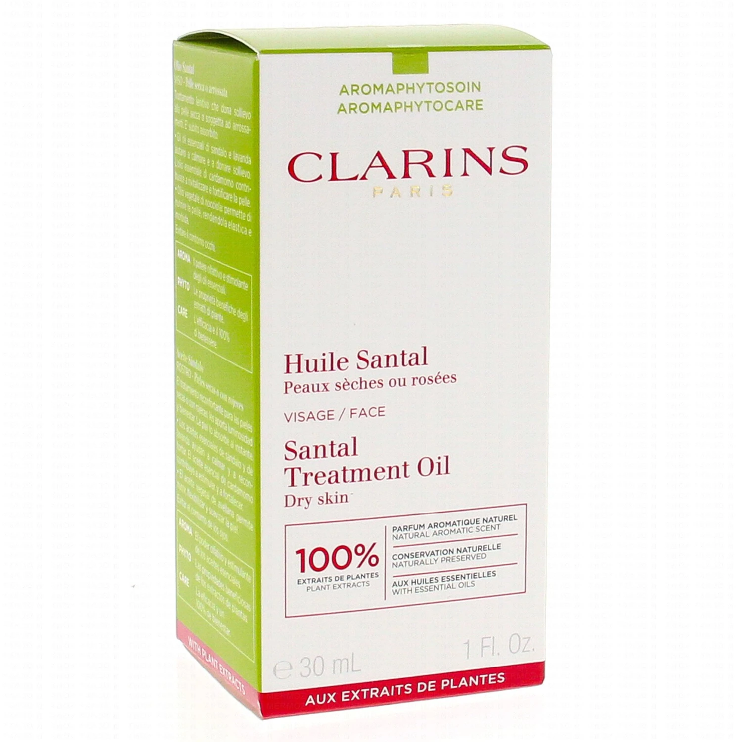 CLARINS Huile Santal Peaux Sèches Ou Rosées 30ml 3 CLARINS Huile Santal Peaux Sèches Ou Rosées 30ml