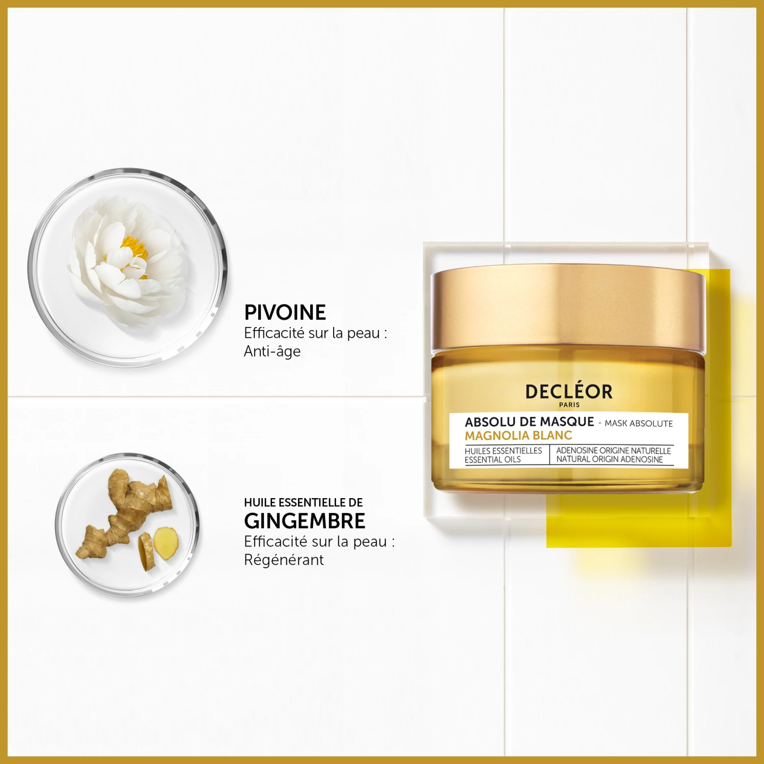 DECLÉOR DECLEOR Magnolia Blanc Absolu De Masque 50ml 4 DECLÉOR DECLEOR Magnolia Blanc Absolu De Masque 50ml – Image 2