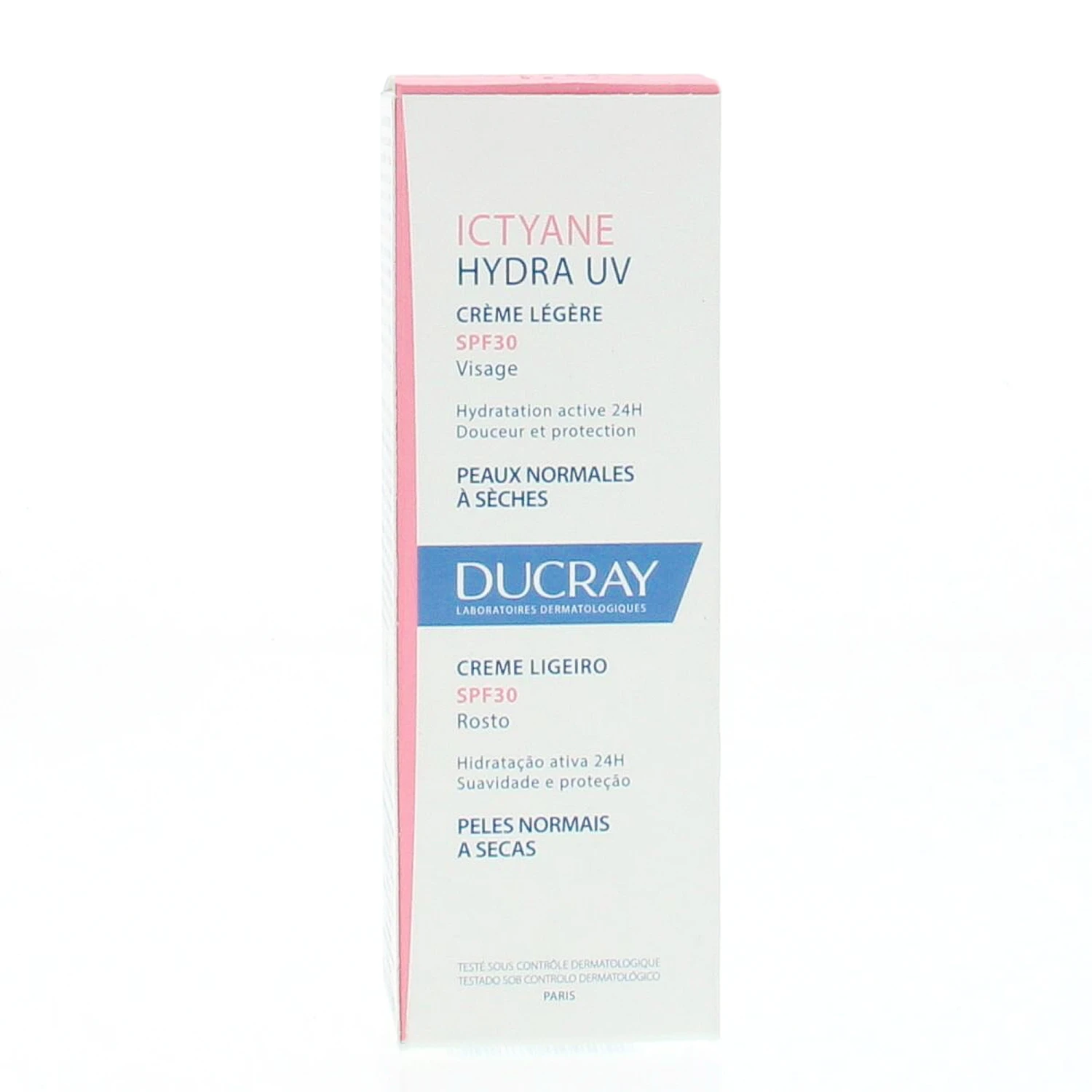 DUCRAY Ictyane Hydra UV Crème Légère SPF30 Tube 40ml 3 DUCRAY Ictyane Hydra UV Crème Légère SPF30 Tube 40ml