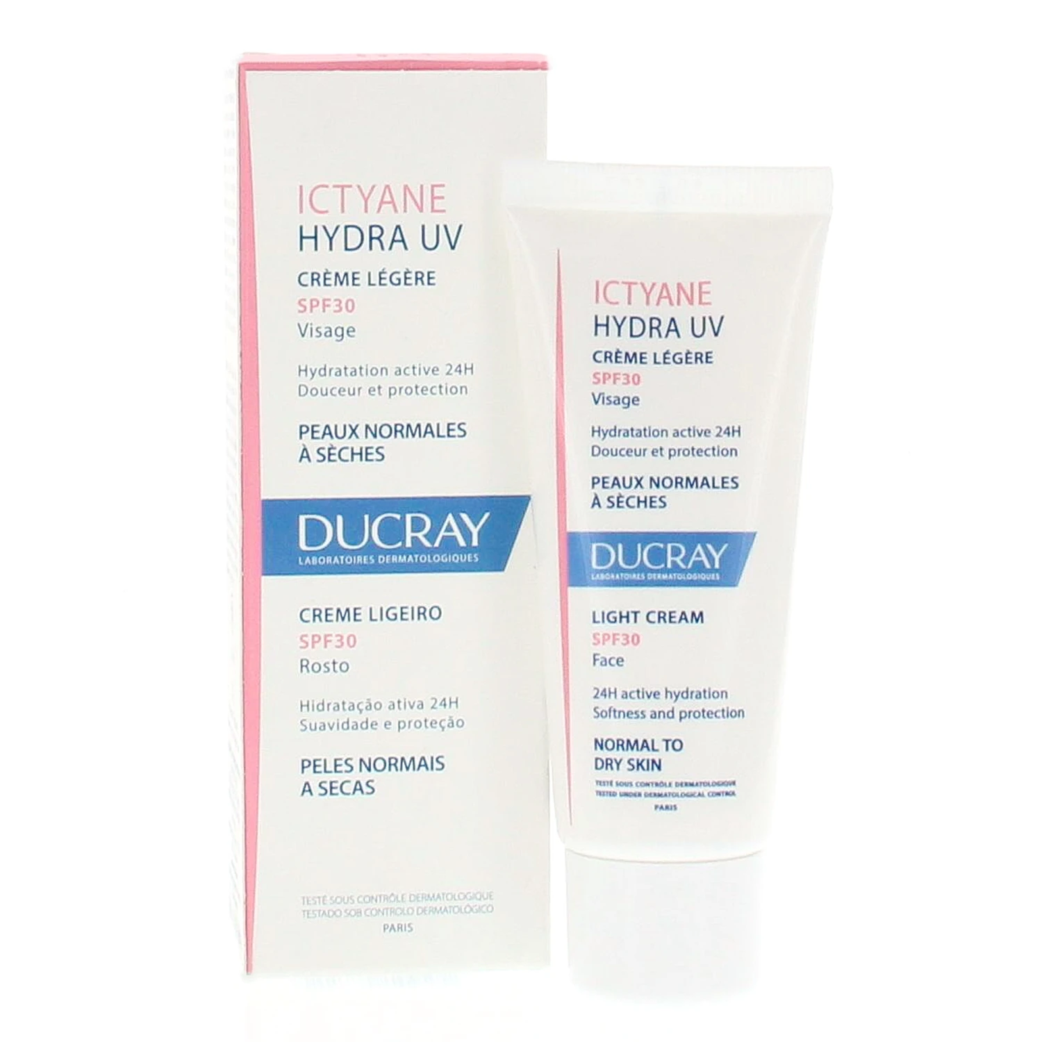 DUCRAY Ictyane Hydra UV Crème Légère SPF30 Tube 40ml 4 DUCRAY Ictyane Hydra UV Crème Légère SPF30 Tube 40ml – Image 2