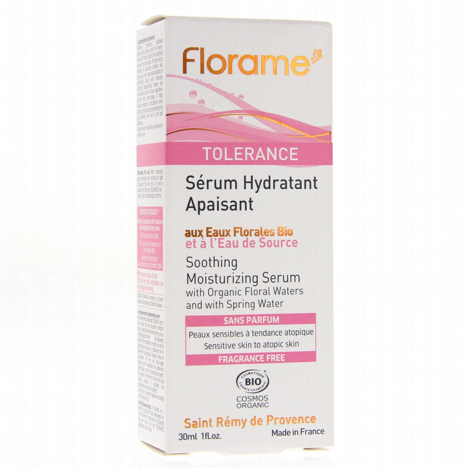 FLORAME Tolérance - Sérum Hydratant Apaisant Bio 36ml 3 FLORAME Tolérance - Sérum Hydratant Apaisant Bio 36ml