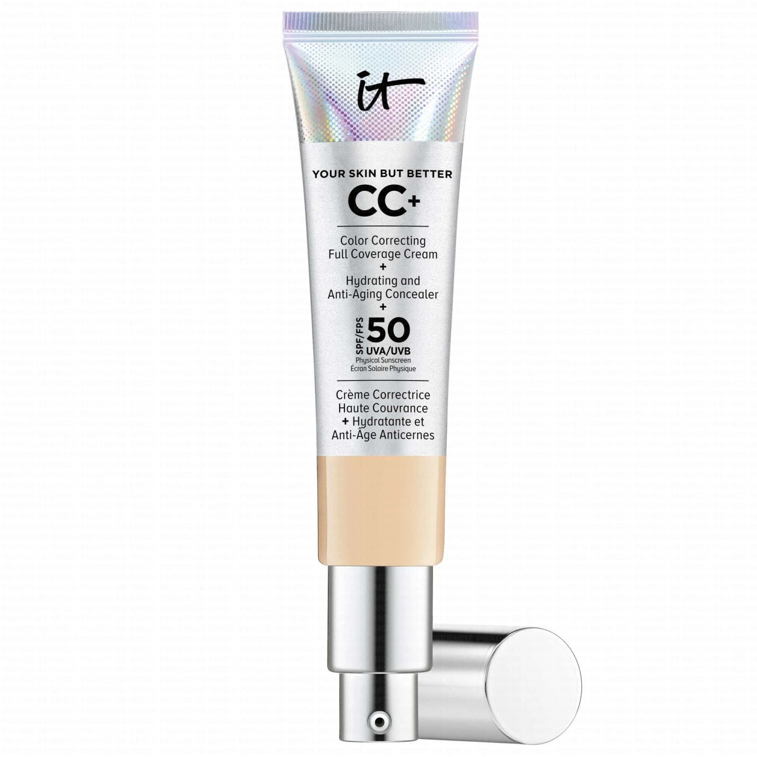 IT COSMETICS Your Skin But Better CC+ Cream SPF 50+ CC Crème Correctrice Haute Couvrance "Light Medium" 3 IT COSMETICS Your Skin But Better CC+ Cream SPF 50+ CC Crème Correctrice Haute Couvrance "Light Medium"