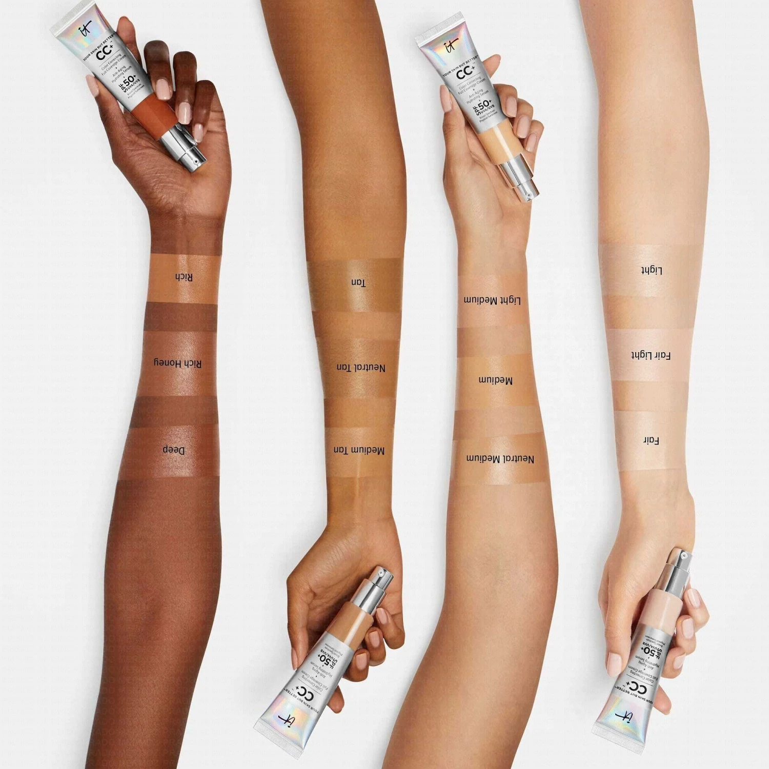 IT COSMETICS Your Skin But Better CC+ Cream SPF 50+ CC Crème Correctrice Haute Couvrance "Medium" 4 IT COSMETICS Your Skin But Better CC+ Cream SPF 50+ CC Crème Correctrice Haute Couvrance "Medium" – Image 2