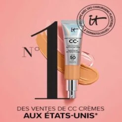 IT COSMETICS Your Skin But Better CC+ Cream SPF 50+ CC Crème Correctrice Haute Couvrance "Medium" 14 IT COSMETICS Your Skin But Better CC+ Cream SPF 50+ CC Crème Correctrice Haute Couvrance "Medium" -Clarin Beauty Magasin IT COSMETICS Your Skin But Better CC Cream SPF 50 CC Creme Correctrice Haute Couvrance Medium 104793 106 1668489027