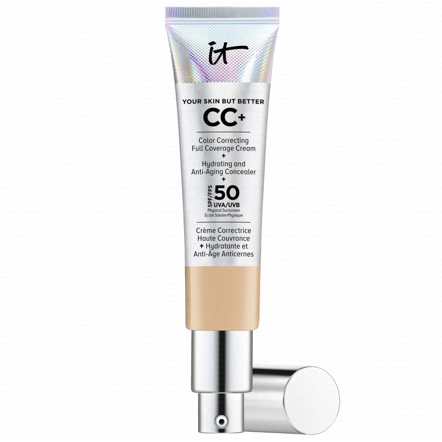 IT COSMETICS Your Skin But Better CC+ Cream SPF 50+ CC Crème Correctrice Haute Couvrance "Medium Tan" 3 IT COSMETICS Your Skin But Better CC+ Cream SPF 50+ CC Crème Correctrice Haute Couvrance "Medium Tan"