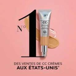 IT COSMETICS Your Skin But Better CC+ Cream SPF 50+ CC Crème Correctrice Haute Couvrance "Medium Tan" 14 IT COSMETICS Your Skin But Better CC+ Cream SPF 50+ CC Crème Correctrice Haute Couvrance "Medium Tan" -Clarin Beauty Magasin IT COSMETICS Your Skin But Better CC Cream SPF 50 CC Creme Correctrice Haute Couvrance Medium Tan 104794 106 1668489025