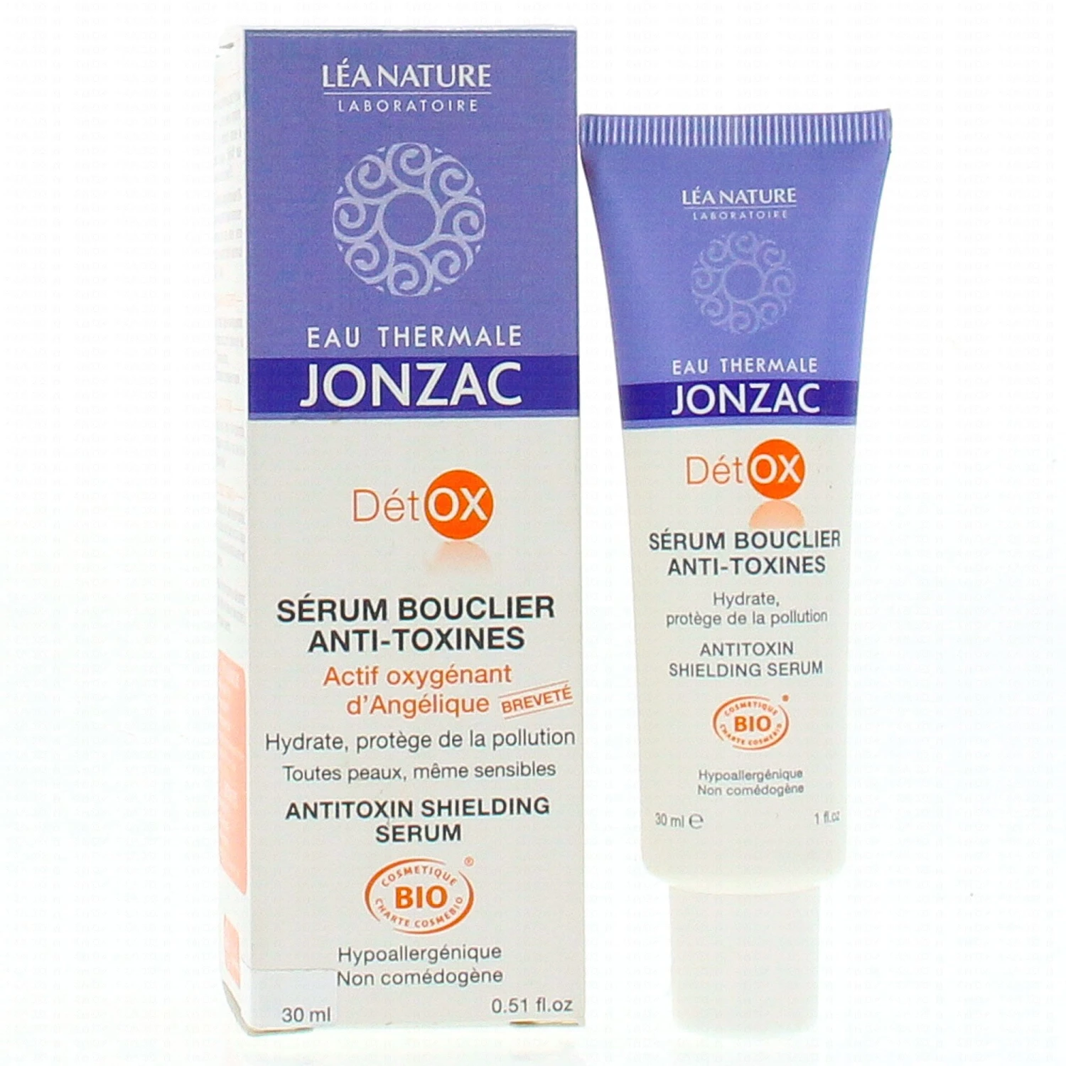 JONZAC Détox Sérum Bouclier Anti-toxines Bio Tube 30ml 4 JONZAC Détox Sérum Bouclier Anti-toxines Bio Tube 30ml – Image 2