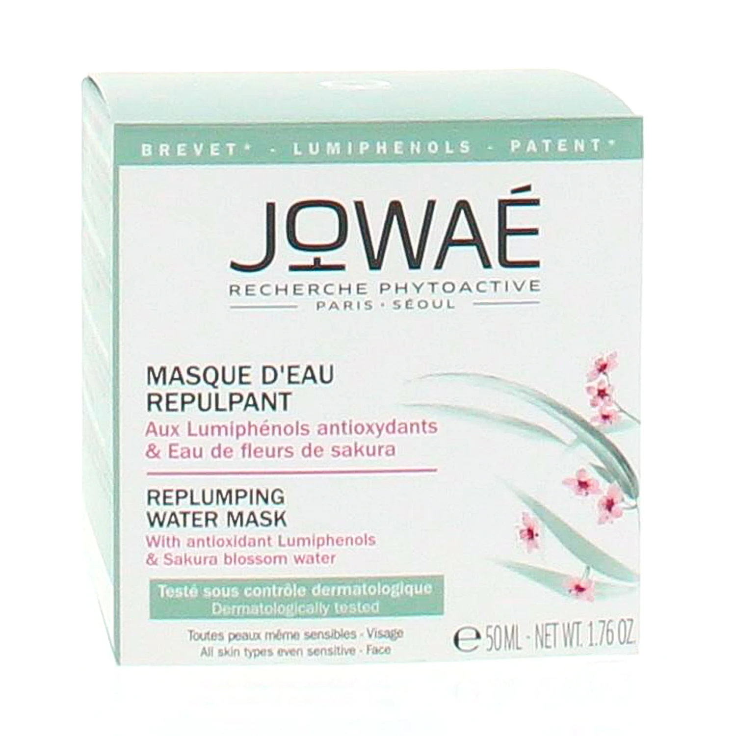 JOWAE Hydratation - Masque D'eau Repulpant Pot 50ml 3 JOWAE Hydratation - Masque D'eau Repulpant Pot 50ml