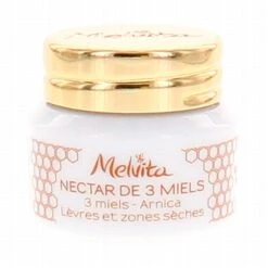 MELVITA Nectar De Miels - Baume à Lèvres Et Zones Sèches 3 Miels 8g