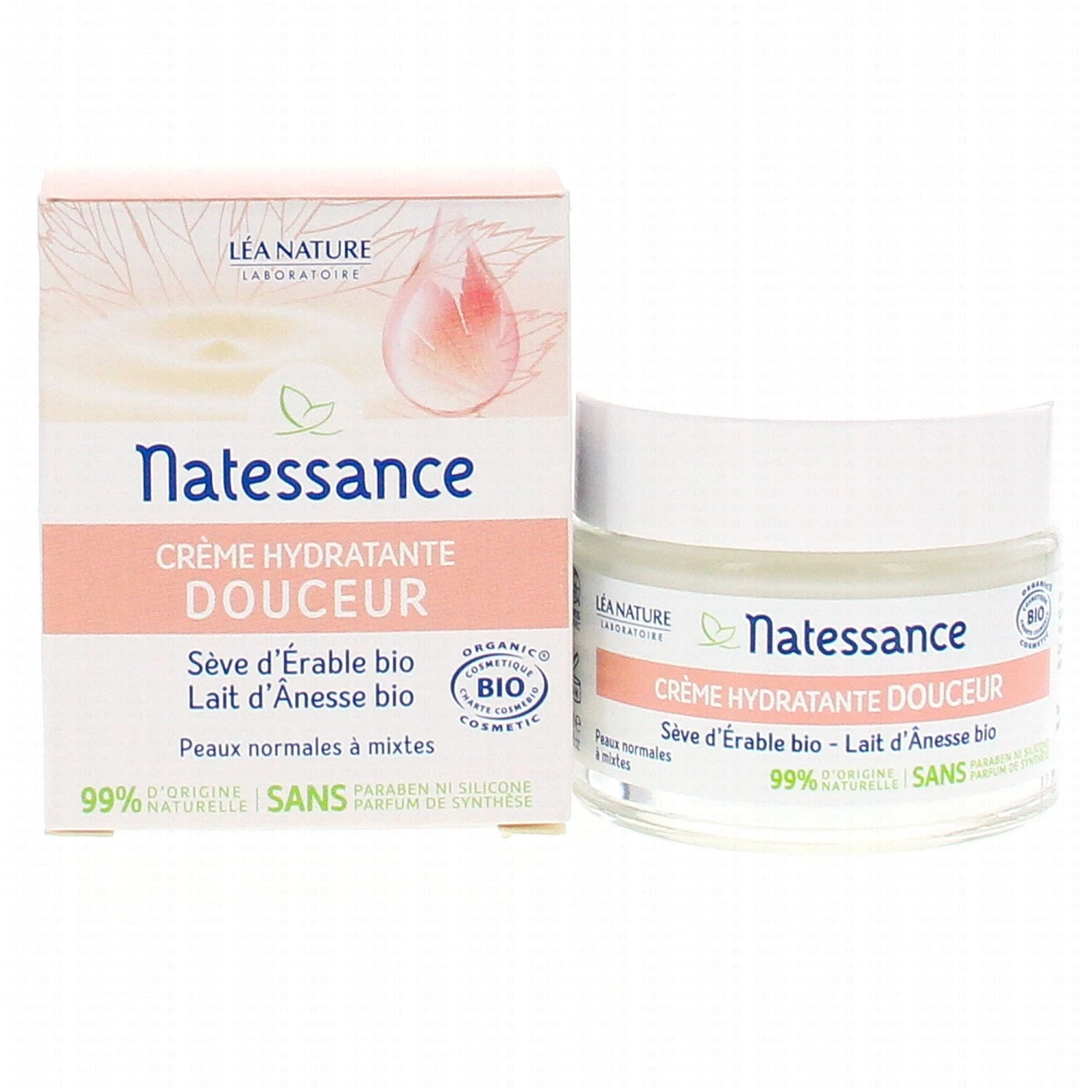 NATESSANCE Crème Hydratante Douceur 50ml 3 NATESSANCE Crème Hydratante Douceur 50ml – Image 2