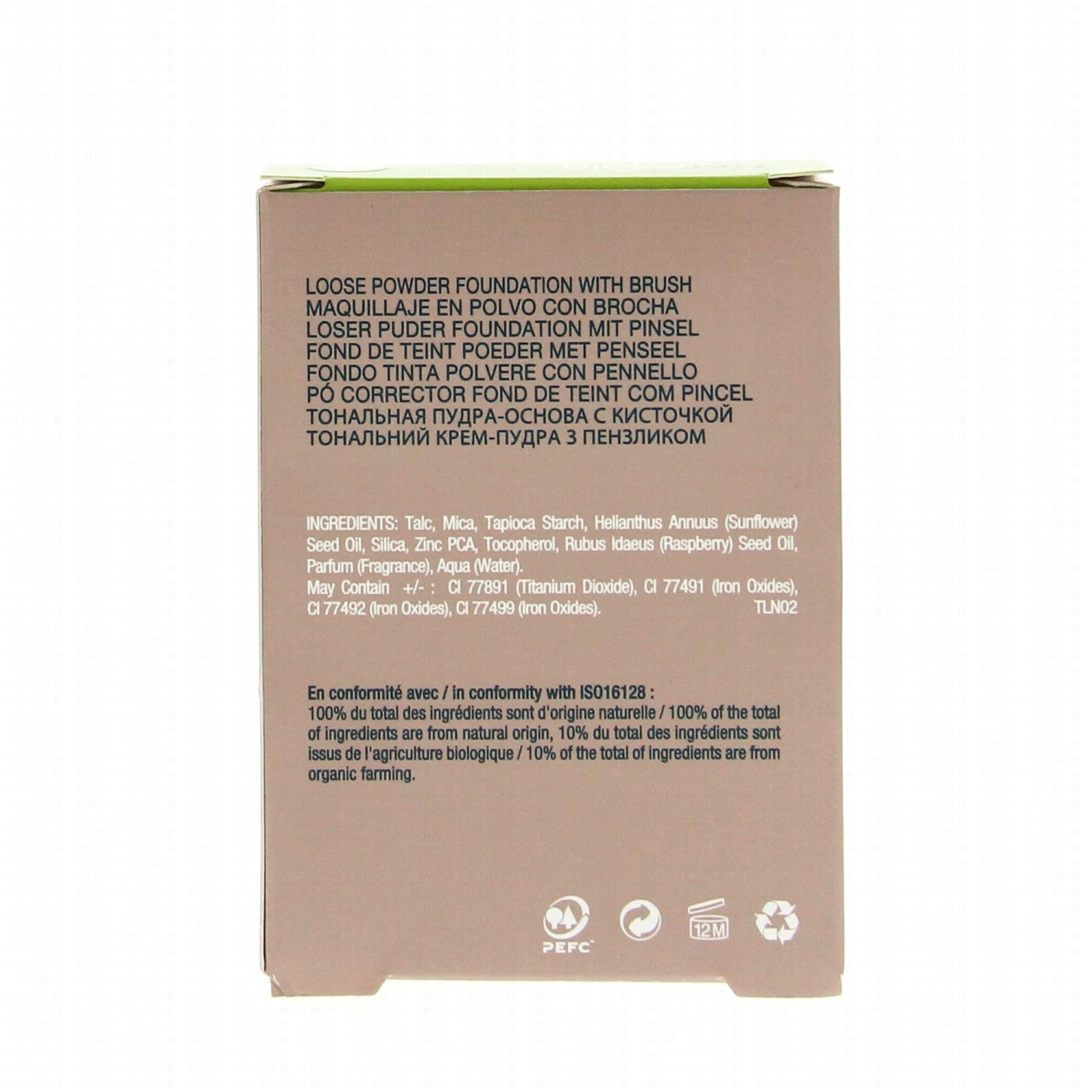 NATORIGIN Fond De Teint Poudre Bio Avec Pinceau 5 NATORIGIN Fond De Teint Poudre Bio Avec Pinceau – Image 3