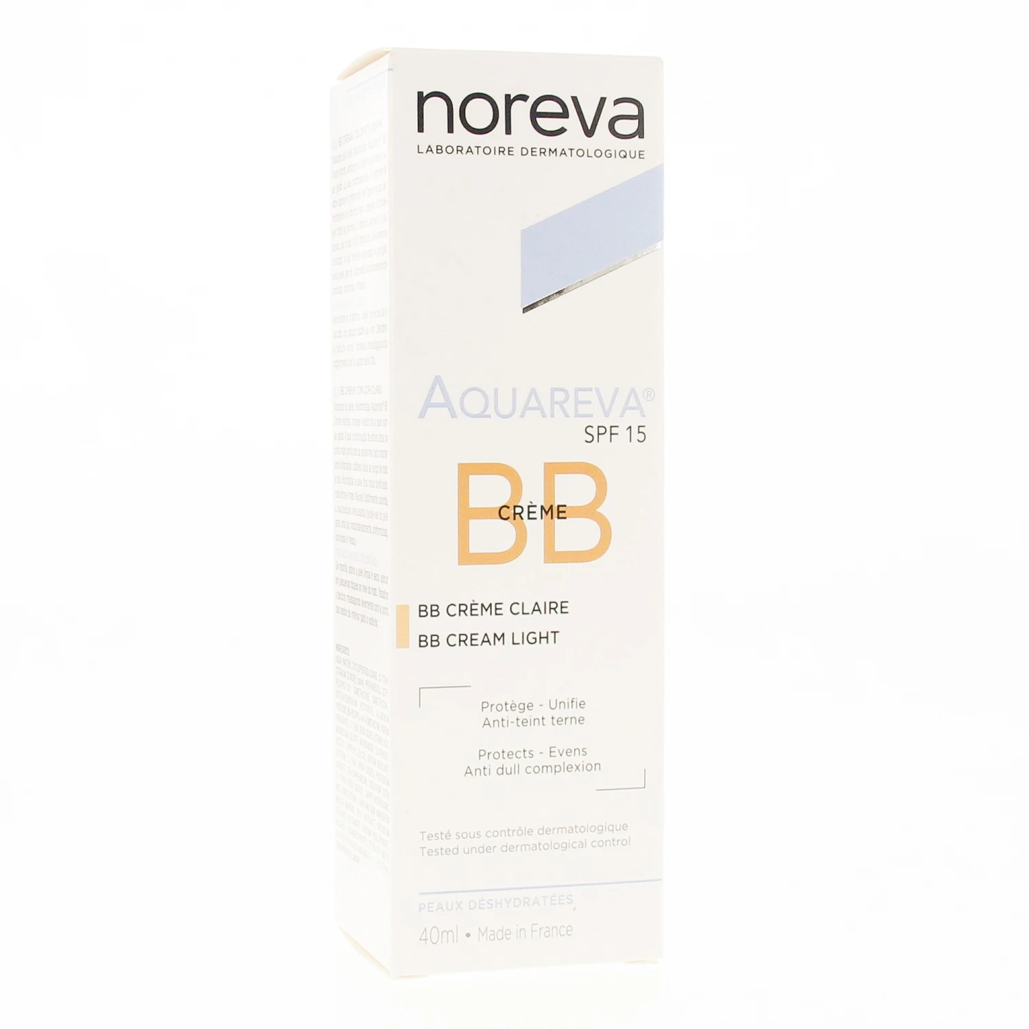 NOREVA Aquareva BB Crème Claire SPF15 Tube 40ml 4 NOREVA Aquareva BB Crème Claire SPF15 Tube 40ml – Image 2