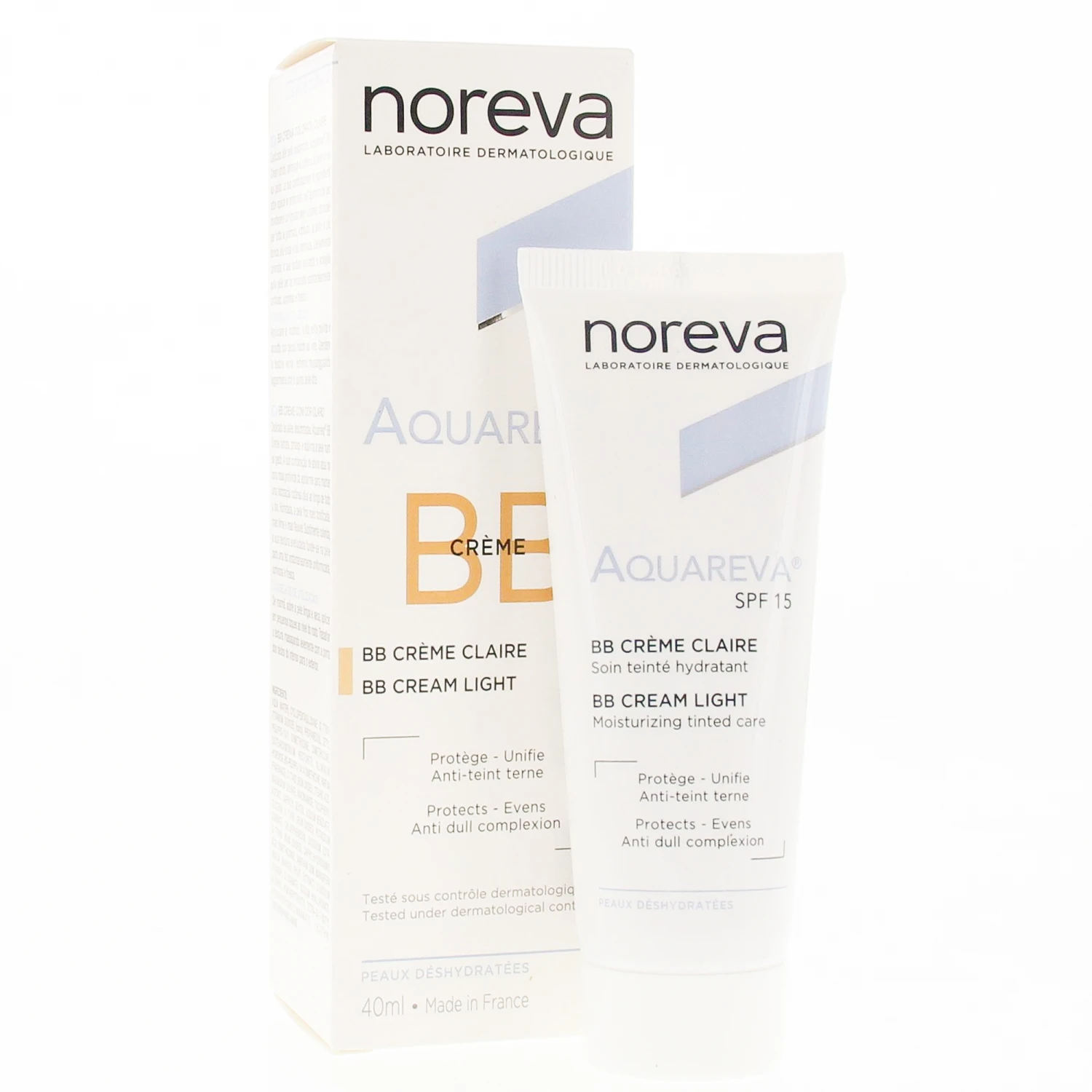 NOREVA Aquareva BB Crème Claire SPF15 Tube 40ml 5 NOREVA Aquareva BB Crème Claire SPF15 Tube 40ml – Image 3