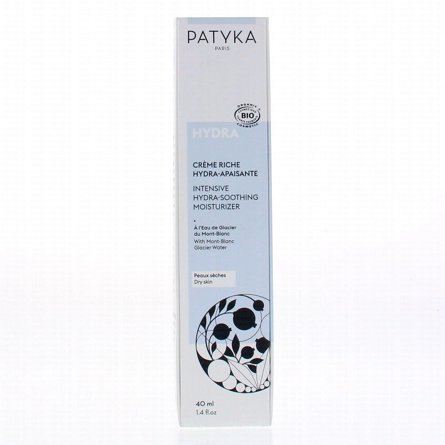 PATYKA Hydra Crème Riche Hydra-apaisante Bio 40ml 3 PATYKA Hydra Crème Riche Hydra-apaisante Bio 40ml