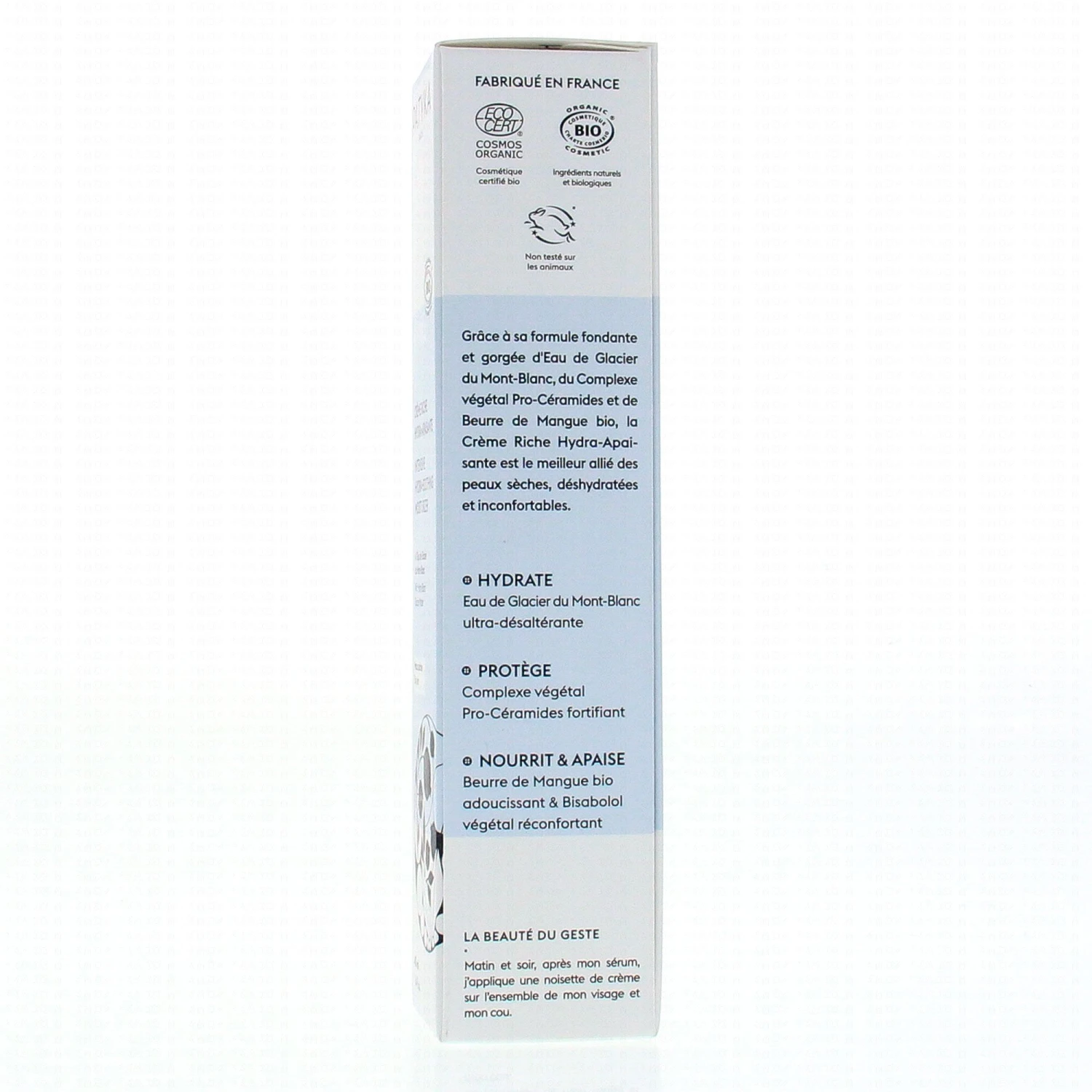 PATYKA Hydra Crème Riche Hydra-apaisante Bio 40ml 4 PATYKA Hydra Crème Riche Hydra-apaisante Bio 40ml – Image 2