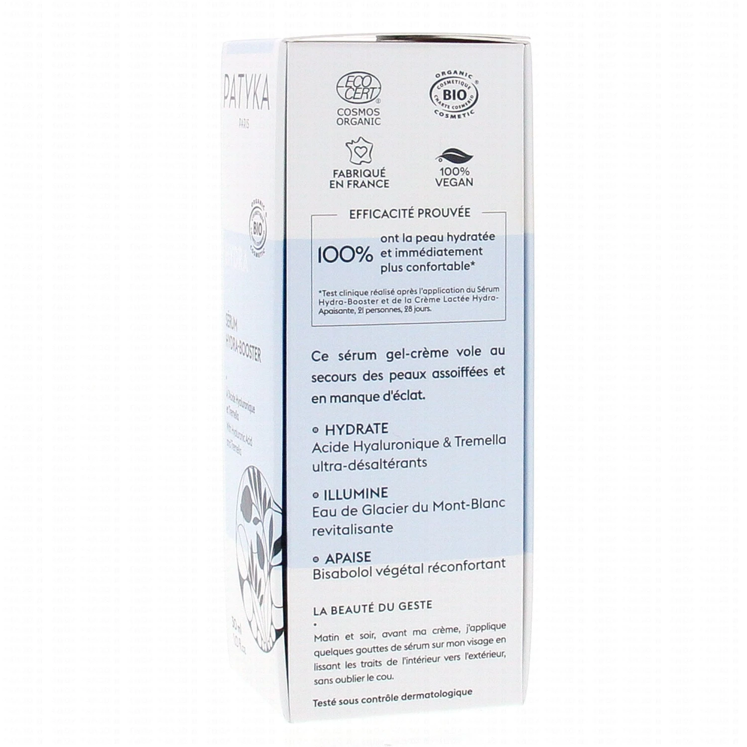 PATYKA Hydra Sérum Hydra-booster Flacon 30ml 4 PATYKA Hydra Sérum Hydra-booster Flacon 30ml – Image 2