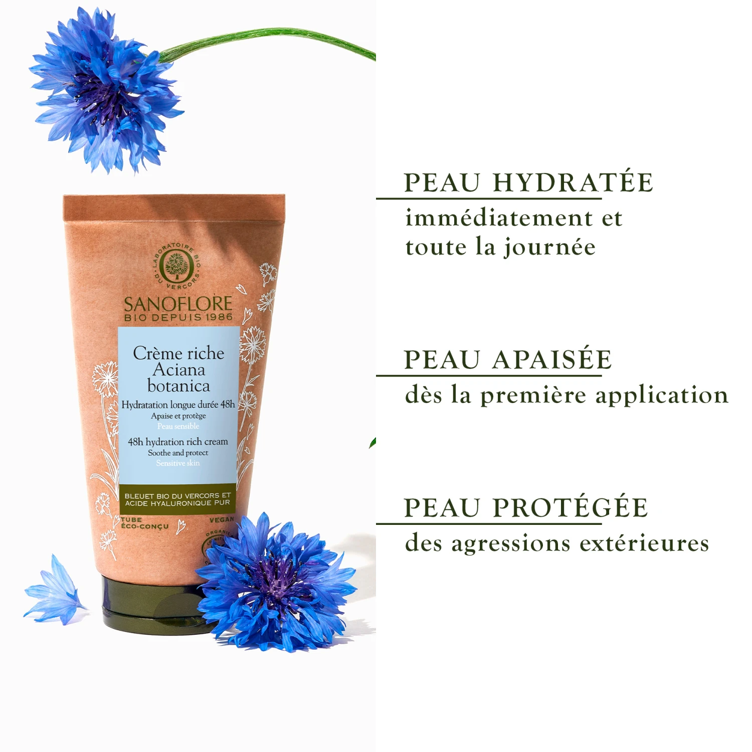 SANOFLORE Aciana Botanica - Crème Riche Bio 50ml 9 SANOFLORE Aciana Botanica - Crème Riche Bio 50ml – Image 7