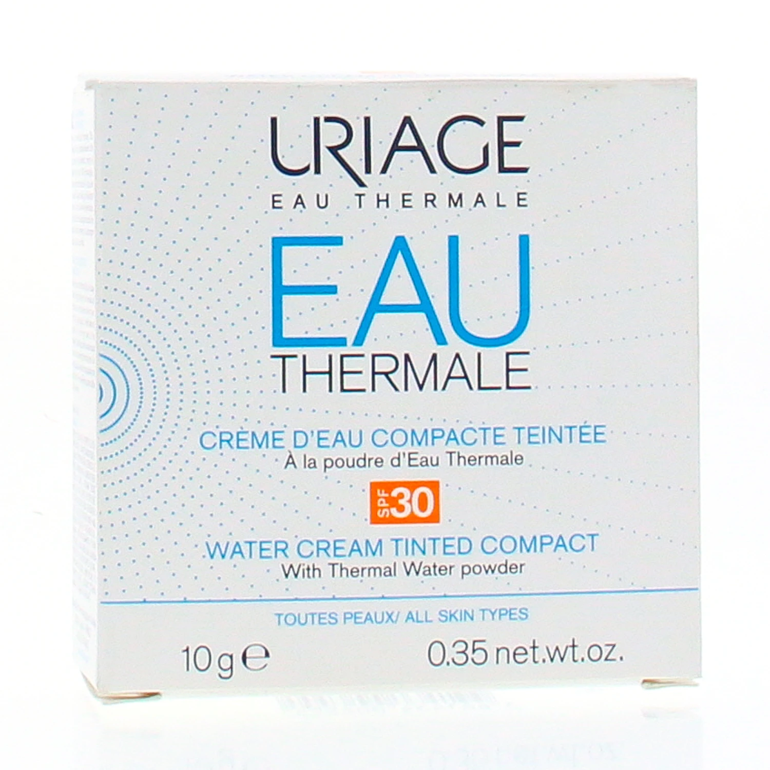 URIAGE Eau Thermale Crème D'eau Compacte Teintée SPF 30 10g 3 URIAGE Eau Thermale Crème D'eau Compacte Teintée SPF 30 10g