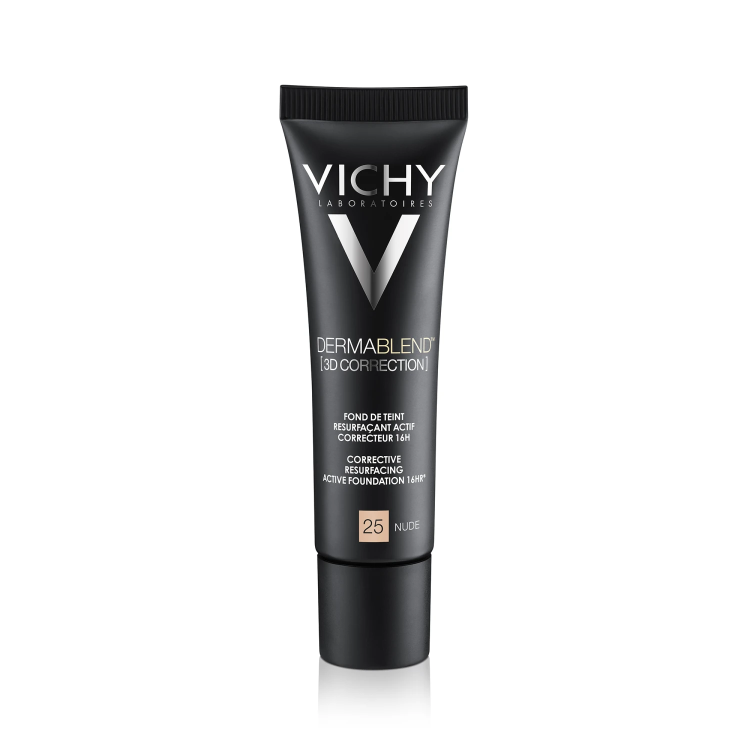 VICHY Dermablend 3D Fond De Teint Resurfaçant Actif Correcteur 16h Teinte N°25 Nude 4 VICHY Dermablend 3D Fond De Teint Resurfaçant Actif Correcteur 16h Teinte N°25 Nude – Image 2