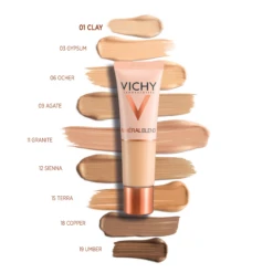 VICHY MinéralBlend Fond De Teint Hydratant Tube 30ml 9 VICHY MinéralBlend Fond De Teint Hydratant Tube 30ml -Clarin Beauty Magasin VICHY MineralBlend Fond de teint hydratant tube 30 ml Teinte 01 Clay 43718 104 1659443835