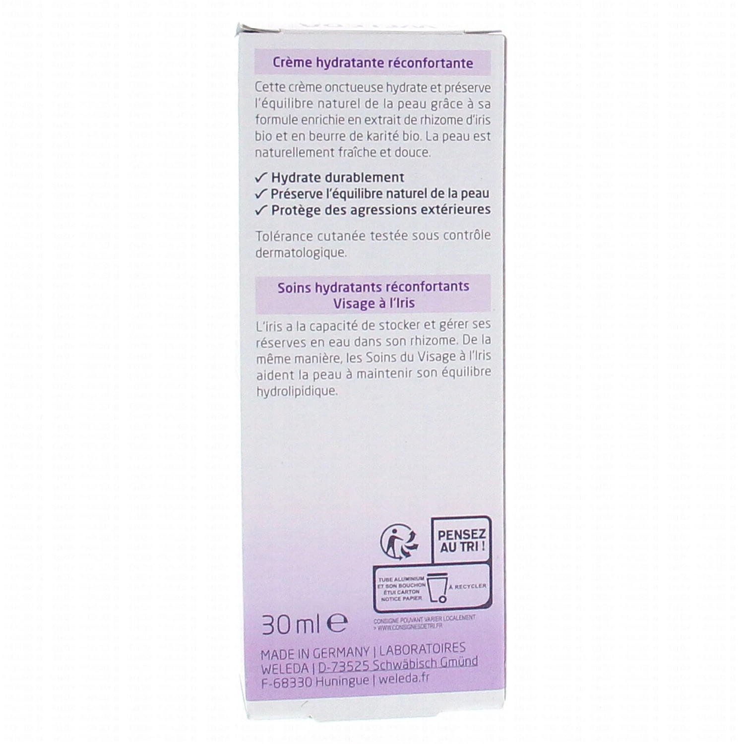 WELEDA Iris Crème De Jour Hydratante Bio 5 WELEDA Iris Crème De Jour Hydratante Bio – Image 3
